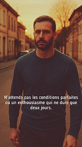 5.3K views · 54 reactions | Chaque matin est une nouvelle chance. Peu importe la lenteur de ton avancée, l’important c’est de ne jamais t’arrêter. ✨ Commence aujourd’hui… ton futur t’attend déjà.  | تعلم الفرنسية بالدارجة | Facebook