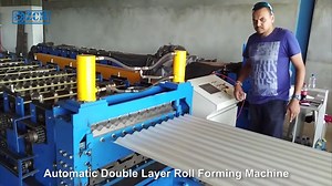 1K views · 17 reactions | Automatic Double Layer Roll Forming Machine. AIl machines are offered with a quality warranty. We provide whole life technical service and support. Feel free to send your inquiries! Whatsapp: +86 18961855618 email address: vivan@zcmachinery.com | ZC Machinery | Facebook