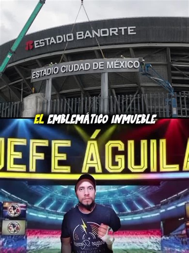 NUEVO NOMBRE. Ahora se llamará estadio Ciudad de México . #clubamerica #jardine