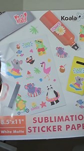 Bold color, waterproof finish! 💧🎨 Koala Matte Sublimation Sticker Paper is perfect for stunning, lasting designs—thank you @v.rey.arts for the amazing creations! 🔗https://bit.ly/3z0kkfb Tag a fellow crafter! #koalagp #koalapaper #sublimation #sublimationsticker #diy | Koalagp