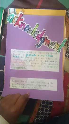 disaster management project file class 9th