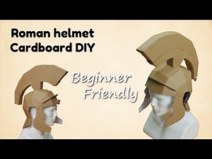 DIY Roman Helmet Craft – Step-by-Step Build Using Printable Template