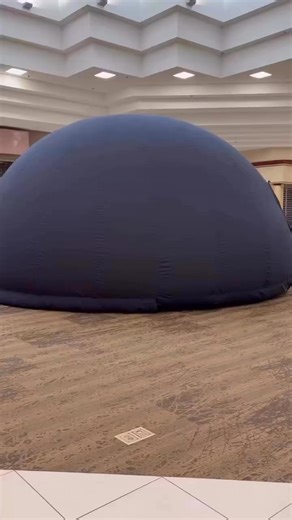 4.3K views · 68 reactions | A portable planetarium from the Discovery Center Museum in Rockford came to Uptown Janesville today to share an incredible program about stars and planets. Galactic fun was had by all! | Hedberg Public Library | Facebook