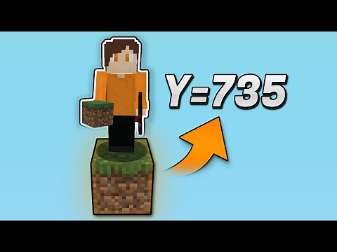 How To Place Blocks Above World Height Limit? (Commands)