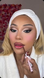 Fall makeup look you should try pt. 1 @gxvebeauty line it up eye pencil in spiderwebs, cant stop staring mascara, screen my phone calls lipstick & sweet tooth gloss #fallmakeup #fullglam #cutcrease | Thefashionfreakk | Facebook