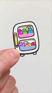 무지개 콩알 스티커 냉장고 만들기 #rainbow #paperdiy #shorts #diy #종이놀이