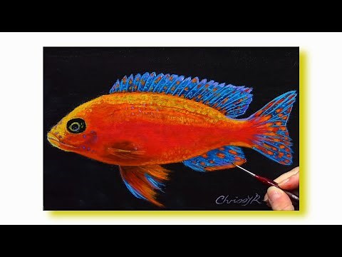 Painting Exotic Fish In Acrylics