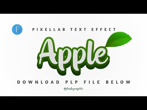 APPLE 🍏 TEXT EFFECT| THE PROCESS AND THE OUTCOME 🤠| PBP 🔥 | ♻️TUTORIAL.@FINDXGRAPHIC
