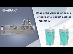 What is the working principle of horizontal sachet packing machine?