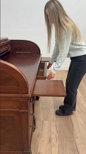 Now This Is a Desk… 6 Ft Antique Roll Top