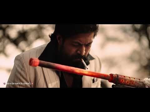 Rocky bhai police station machine gun Badi maa scene. Gun scene in police station kgf chapter 2.