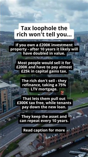 Sell Or Refinance? Big Tax Difference #propertyinvestmentstrategy #propertyinvestmentuk