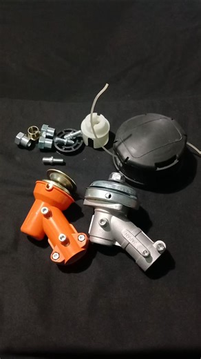 cara pasang trimmer head di kepala mesin potong rumput #mesinrumput