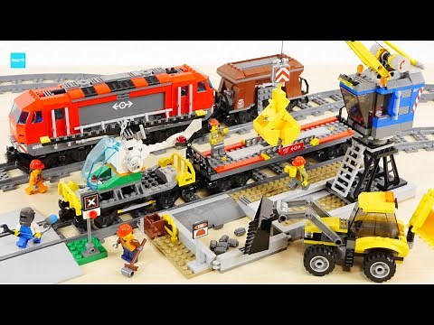 レゴ シティ パワフル貨物列車 60098 ／ LEGO City Heavy-Haul Train Speed Build & Review