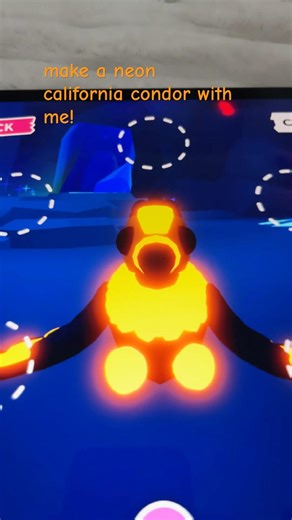 neon california condor! Whats your opinion on them?🥹💕 #adoptme #newegg #pets #cute #neon #viral