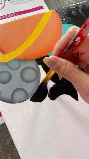 How to paint planets in space! #easypainting #art #acrylicpainttutorial #painting #acrylictechniques