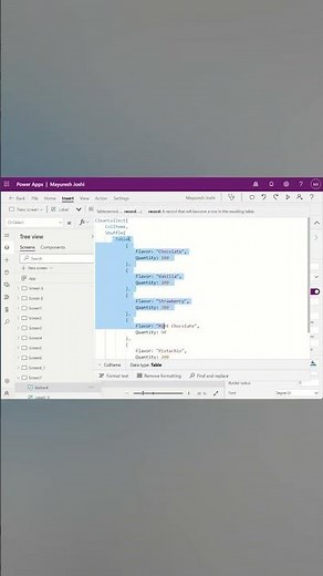 Shuffle Function in PowerApps #shorts 49