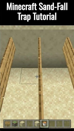 Minecraft Sand Fall Trap #minecraft #minecraftbuilding #redstone #minecrafttutorial