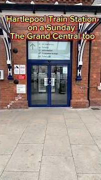 HARTLEPOOL TRAIN STATION - THE GRAND CENTRAL TOO #hartlepool #GrandCentral