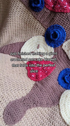 Crocheted Pancake Blanket Pattern Revealed!