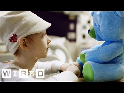 Huggable Robot Befriends Girl in Hospital