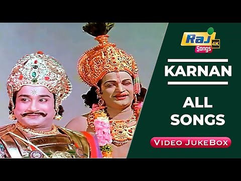 Karnan Movie 4K Full Video Songs | Sivaji Ganesan | Savitri | Devika | Raj 4k Songs