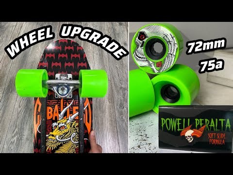 HUGE Skateboard Wheel Upgrade 72MM Powell Peralta [Kevin Reimer Pro Wheel] 