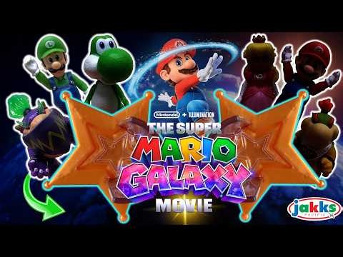 SUPER MARIO GALAXY Movie - Lanzadores Estelares | Luigi, Yoshi & Wonder Bowser Jr - TOY SHOTS (2026)