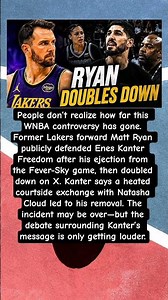 Ryan Backs Kanter Publicly #MattRyan #EnesKanterFreedom