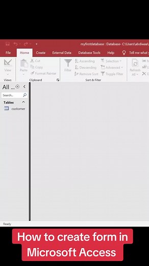 How to Create a Form in Microsoft Access Easily