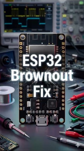 #esp32 #brownout #fix #amplifier #audio #powersupply #capacitor #current #spikes #tech #fyp #ai