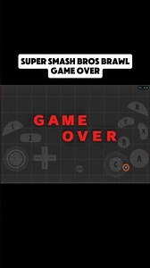 Game Over Super Smash Bros Brawl #shorts #nintendo #supersmashbros #wii