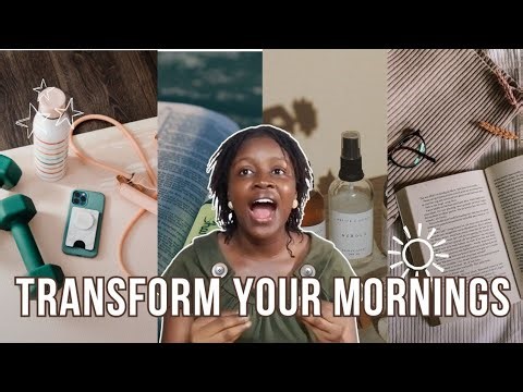 3 habits you NEED in your morning routine | Tranform your mornings