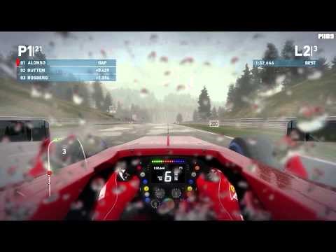 F1 2014 PC Gameplay 1080p 60FPS | Max Settings | Spielberg, Heavy Rain, Ferrari, Alonso