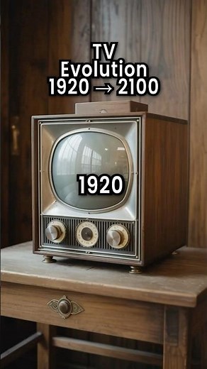 Evolution of Televisions: From 1920 to 2100 📡