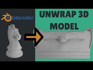 Unwrap/Flatten Object in Blender ♘→▭
