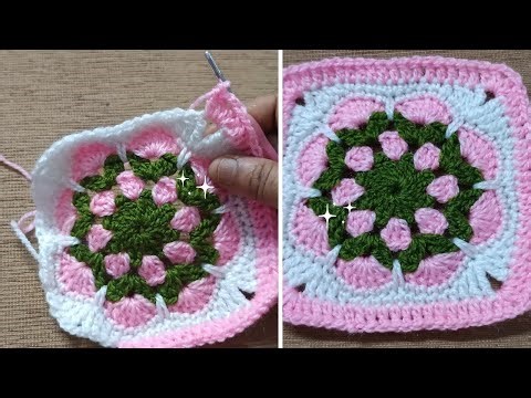 Super Cute Granny Square Design | Beginner Friendly &Crochet Pattern