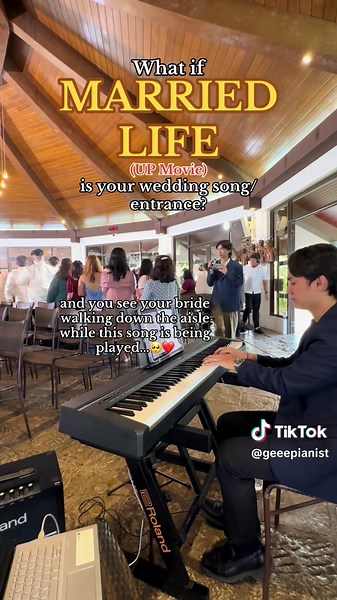 Bridal Entrance with Married Life from UP Movie