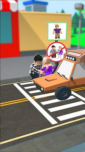DO NOT CROSS THE STREET #roblox #shorts
