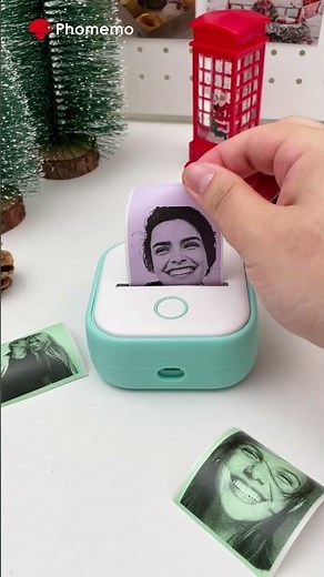 A perfect Christmas gift😍🔍Phomemo T02 mini sticker printer #phomemo #christmasgiftforkids