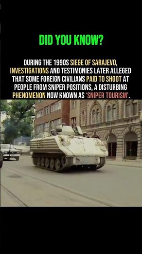 The Allegations Behind “Sniper Tourism” #shorts