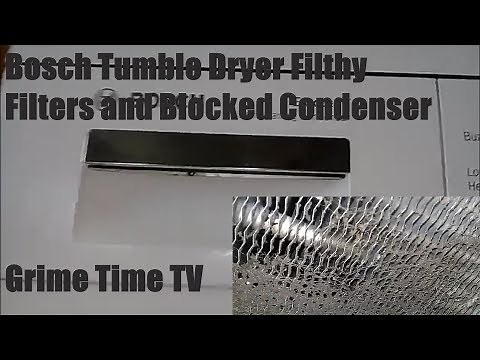 Bosch Condenser Tumble Dryer Condenser and Filter Clean