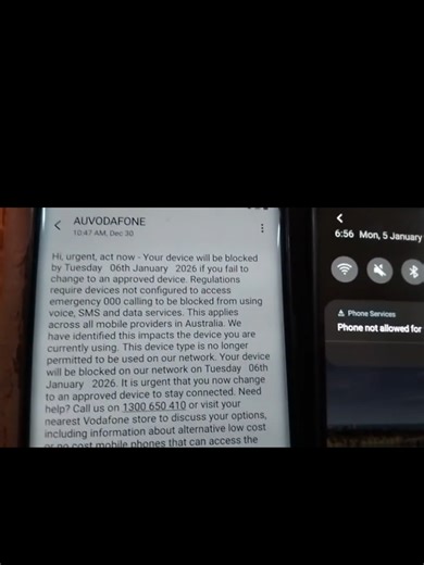 VODAFONE AUSTRALIA NIGHTMARE Vodafone Australia Causes total nightmare to Samsung Phones Customers Australian soulless government allows this corporation abomination to make everyone's Samsung phones obsolete. Wasting resources that should not be wasted. Corporation greed at its best, then all of them claim they are concerned about environment. Are they? If they were, they would not waste everyone s phones like this claiming is because of 5G and non 5G phones or older phones are not compatible a