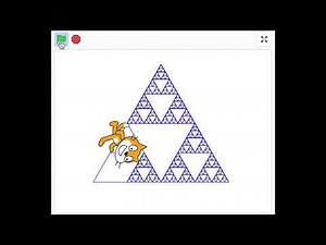 Scratchでフラクタル図形を描こう（ブロックを作ると再起処理がポイント！）