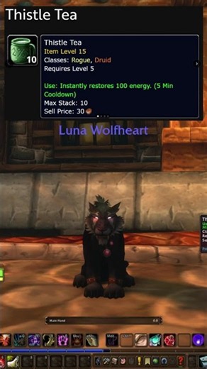 Feral může pít Thistle Tea a Rage Potions #vladwulfr #druid #wowforever