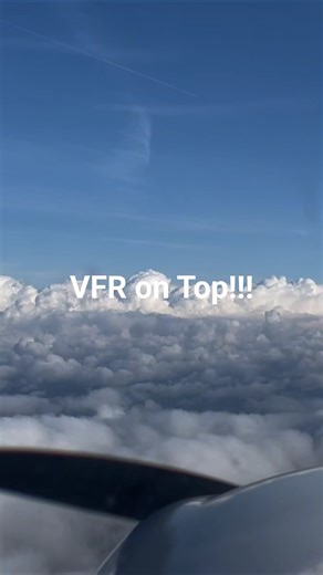 VFR on Top #da40 #commercialpilot #pilotlife #aviation #airplane #charlotte