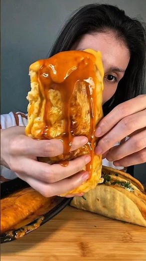 This Taco Bell Grilled Cheese Burrito Sauce Overload Is INSANE 🌮😱 ASMR Mukbang #foodasmr #foodshorts