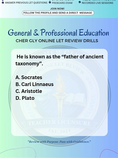 JOIN CHER GLY ONLINE LET REVIEW - Prepare for Exams!