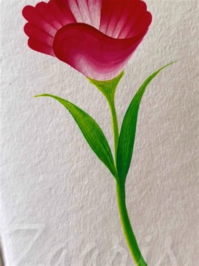 3D One Stroke Flower Painting Tutorial for Beginners