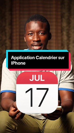 Calendrier iPhone : App du Jour Aujourd'hui
